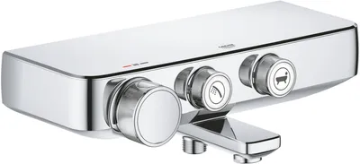 Produktbild von Grohe Grohtherm SmartControl Thermostat-Wannenbatterie, DN 15, Wandmontage, chrom, 34718000