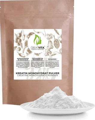 Produktbild von GreatVita Kreatin Monohydrat 1000g