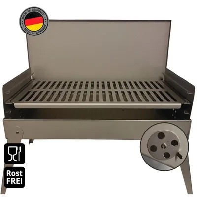 Produktbild von Faltbarer Campinggrill aus Edelstahl