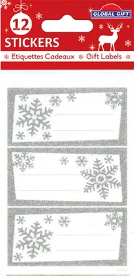 Produktbild von Global Gift Schneeflocken-geschenkanhänger Durchsichtig Durchsichtig One Size