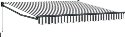 Immagine prodotto di vidaXL Tenda retrattile antracite e bianca 3x2,5 m in tessuto e alluminio