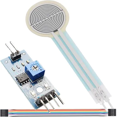 Imagen del producto de Sensor de presión FSR402, sensor de presión resistivo de 1 zona, para detección de huellas dactilares