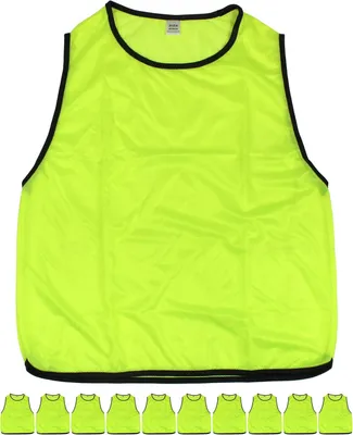 Produktbild von Trainingsleibchen ohne Logo, gelb, 11 Stück, für Teamsport