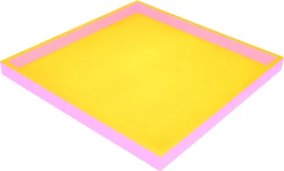 Produktbild von Neo, tablett, quadratisch, 32x2,5x32, gelb/rosa
