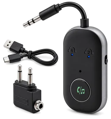 Bluetooth-Adapter 5.3, 2-in-1 Empfänger & Sender, USB