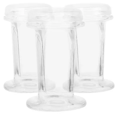 Glasküvetten 3er-Set, 60 ml, transparent, für 5 Objektträger