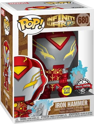 Produktbild von Infinity Warps - Iron Hammer 680 Glows Special Edition - Funko Pop! - Vinyl Figur