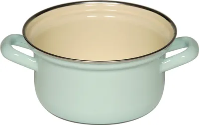 Produktbild von Riess Kasserolle mit Chromrand 14 cm 0,75 l 0277-006 türkis