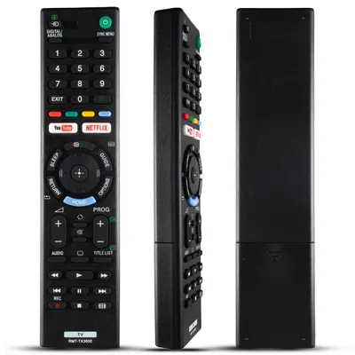Produktbild von Dakana Fernbedienung für Sony RMT-TX300E kompatibel mit Bravia Smart TV Ersatz für KDL-43WE755 KD-55XF7005 Netflix YouTube Funktion