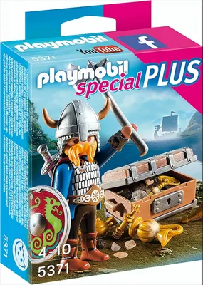Image de PLAYMOBIL 5371 - Wikinger mit Goldschatz