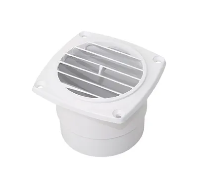 Produktbild von Lüfter aus Kunststoff für Schläuche, 76mm, Weiß