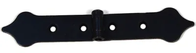 Produktbild von 2 Stück IHC Scharnier Alte Beschläge restaurierungsshop Schwarz Tür Möbelband symmetrisch 148x28mm