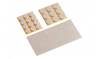 Produktbild von Parkett-Gleiter-Set, beige, 22-teilig