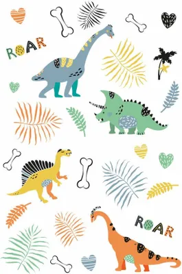 Produktbild von Little Dino Tattoos, ca. 30 Stück, Dinosaurier & Pflanzen Motive, 14x21 cm, Kinderparty