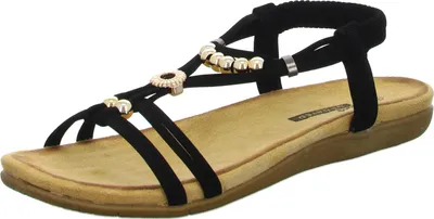 Produktbild von living UPDATED Damen-Sandalette Schwarz, Farbe:schwarz, EU Größe:39