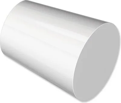 Produktbild von Interdeco Endstücke Konus für Gardinenstangen 20 mm Ø, Weiß, Modell Sitra (Packung 2 Stück)