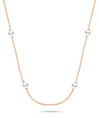 Immagine prodotto di Collana in bronzo pregiato con perle vere NCL141R