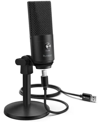 Image de Microphone USB - K670B, microphone à électret - Directivité cardioïde - Modèle de bureau - Pour ordinateur - Avec câble - Réponse en fréquence : 20 Hz – 20 kHz