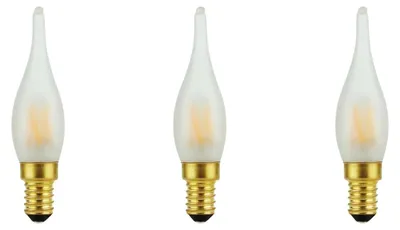 Productafbeelding van SPL LED Kaarslamp C35 E14 Helder - 1.8W 90lm 2000K - Warmwit Dimbaar - Ra93 - Vervangt 16W - 3 stuks