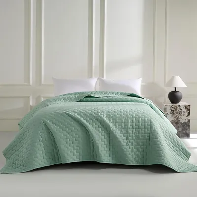 Image de Couverture de lit vert menthe, 240 x 260 cm
