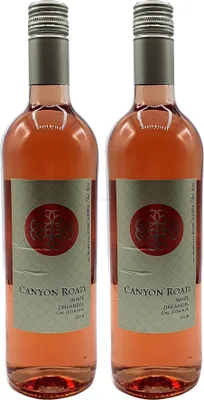 Produktbild von Rose Wein Set - 2x Canyon Road Zinfandel 750ml (8% Vol)- [Enthält Sulfite]