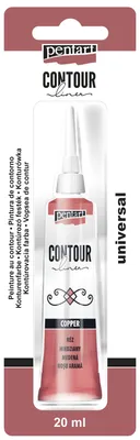 Zdjęcie produktu dla Farba konturowa Pentart 20 ml - copper