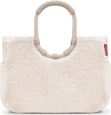 Produktbild von reisenthel Loopshopper Tasche für Damen, Polyester, 46x25x34.5 cm, mit herausnehmbarer Innentasche, Flaschen- & Schlüsselhalter, gepolsterte Alu-Tragegriffe, fester Boden mit Standfüßen, 2 Außentaschen, 0.9kg