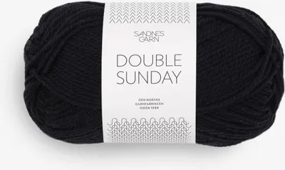 Produktbild von Sandnes Double Sunday 50g 1099 svart