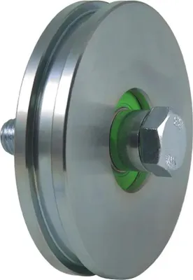 Produktbild von 100mm Quadratrillenrad mit 1 Kugellager