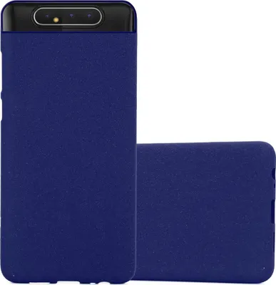 Produktbild von Cadorabo Schutzhülle für Samsung Galaxy A80 / A90 4G Hülle in Blau Handyhülle TPU Etui Cover Case