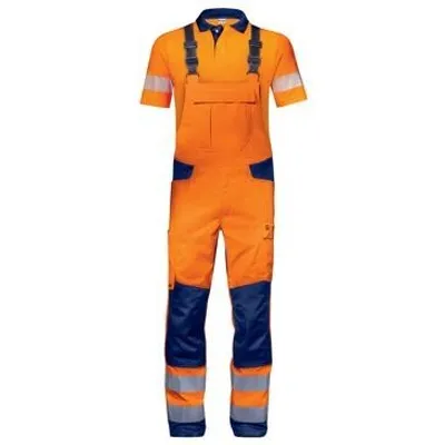 Produktbild von uvex Latzhose Construction orange, warnorange Gr. 27