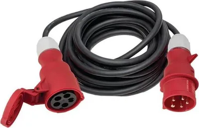Produktbild von CEE-Verlängerung 63 A 400 V 25m H07RN-F 5x16mm² schwarz IP44