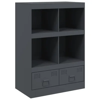 Produktbild von Highboard Anthrazit 67x39x95 cm Stahl