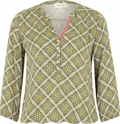 Produktbild von Cartoon Bluse Kurz 3/4 Arm 5860 Green/Purpl 40