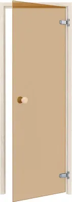 Produktbild von Saunatür Classic - Espe / Glas Bronze / 70 x 190