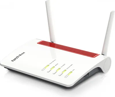 Zdjęcie produktu dla Box 6850 5G, Wi-Fi 5 (802.11ac), Dual-band (2.4 GHz/5 GHz), Przewodowa sieć LAN, 3G, Czarny, Czerwony, Biały, Router biurkowy