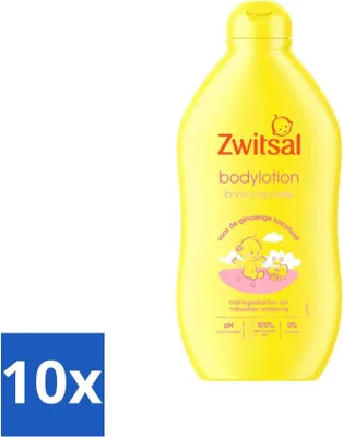 Produktbild von Zwitsal – Babypflege – Körperlotion – Besonders pflegend und sanft – 400 ml - Vorteilspack - 10 Stücke