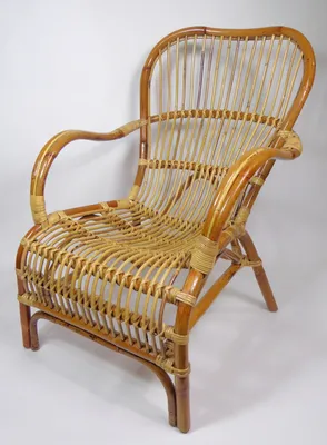 Produktbild von Natur pur . Rattansessel/Rattanstuhl Bangka, Rattan naturbelassen, Relexsessel