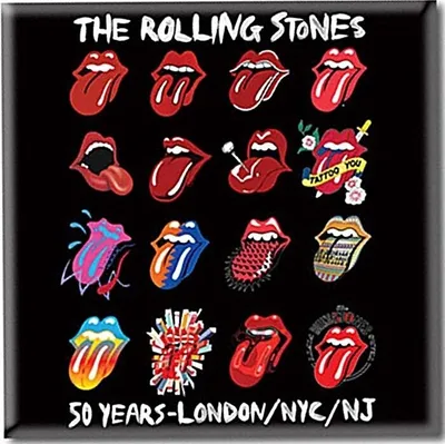 Produktbild von The Rolling Stones - Magnet na chladničku, Evolution RO9689 (Jedna veľkosť) (čierna/biela/červená)