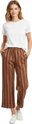 Produktbild von Under Colors Of Benetton Damen weite 7/8 gestreifte Hose S