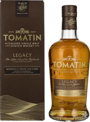 Obrázok produktu pre Tomatin Legacy Highland Single Malt Scotch Whisky 43% obj. 0,7l v škatuli