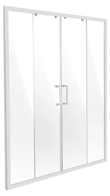 Immagine prodotto di Porta doccia semiquadrata SucceBuy (1469–1499 x 1778 mm) Porta scorrevole in vetro temperato trasparente da 6 mm, idrorepellente, resistente agli urti, con rivestimento NANO, resistente alle macchie, con ferramenta in acciaio inossidabile con finitura cromata.