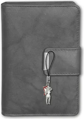 Immagine prodotto di Money Maker portafoglio da donna in vera pelle con protezione RFID grigio 9x3x13 OPJ701K