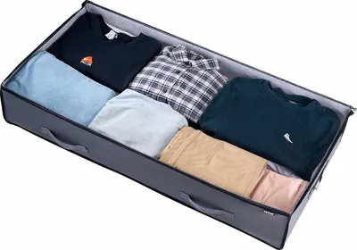 Immagine prodotto di VEVOR cassettiera sotto il letto borsa portaoggetti sotto il letto 4 pezzi (996 x 500 x 180 mm) contenitore sotto il letto con coperchi trasparenti (90 L), contenitore organizzatore per vestiti scarpe camera da letto