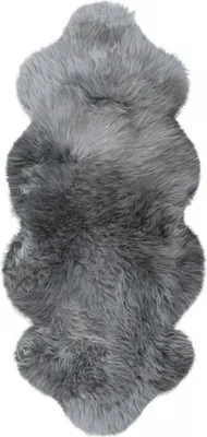 Produktbild von Heitmann Felle Australisches Premium 1 1/2-fach Lammfell Farbe Grau, Größe ca. 140 x 68 cm 151GR