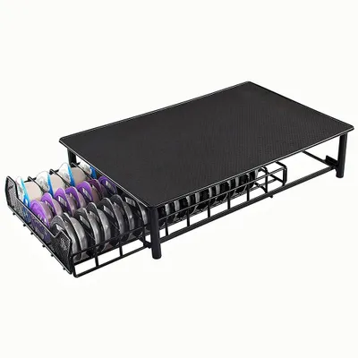 Produktbild von Kaffeekapselhalter für 60 Kapseln Kaffee Kapselständer ideal für Kaffeeliebhaber Schwarz 42x28x10 cm