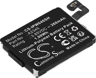 Produktbild von TECHTEK Akku Kompatibel mit [Apple] Watch Series S6 40mm Ersetzt A2345