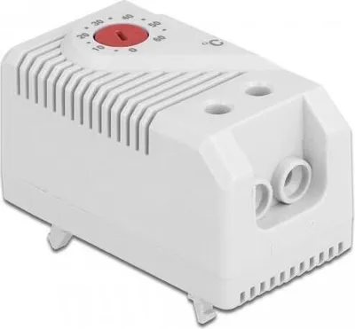 Immagine prodotto di DELOCK Thermostat mit Schließer-Kontakt für Hutschiene
