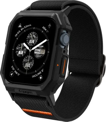 Zdjęcie produktu dla Spigen Lite Fit Pro Apple Watch 4 / 5 / 6 / 7 / 8 / 9 / Se (44 / 45 Mm) Matte Black