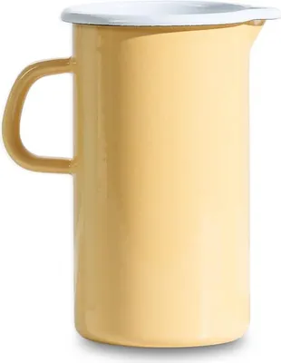 Produktbild von RIESS 0836-124 Emaillekrug 1,5 L, Sunshine, H 19 cm / Emaille Krug